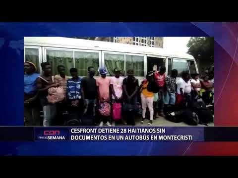 CESFronT detiene 28 haitianos sin documentos en un autobús en Monte Cristi