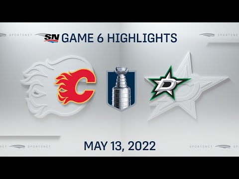 NHL Game 6 Highlights | Flames vs. Stars - May 13, 2022