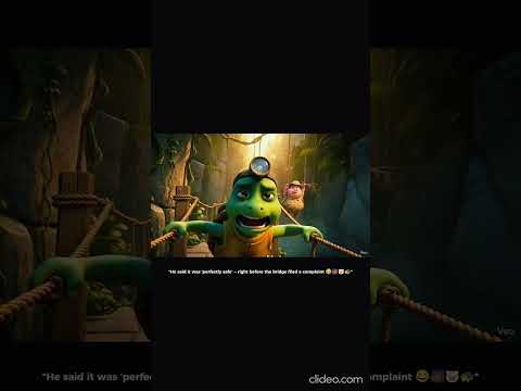 “The Great Jungle Bridge Mishap” #shorts #viralshorts #funny #entertainment