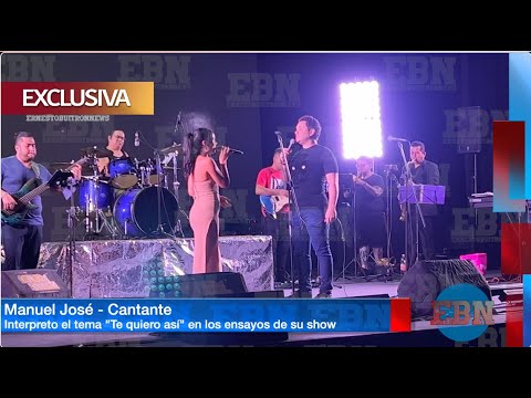 MANUEL JOSÉ cantando TE QUIERO ASÍ uno de los éxitos mas importantes de JOSÉ JOSÉ