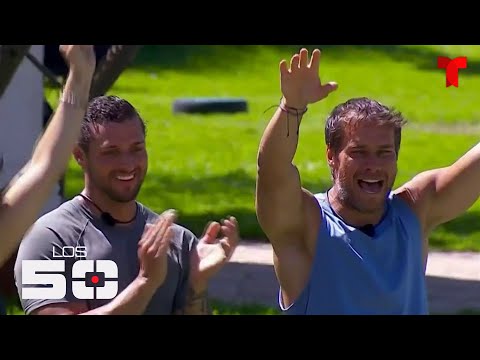 Robbie logra vencer el reto en 'La Locura' de El León | Los 50 | Telemundo Entretenimiento