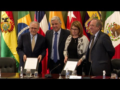 Firma de protocolos con autoridades brasileñas ante Aladi