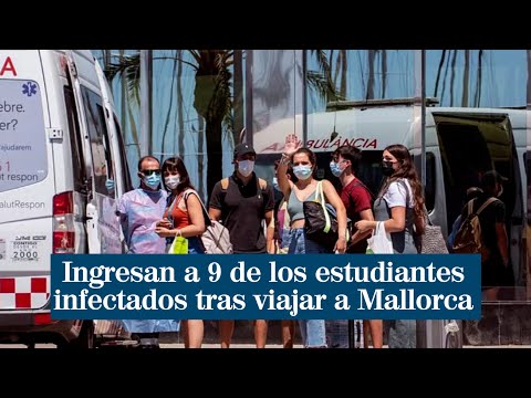 Ingresan en el hospital nueve de los estudiantes infectados tras viajar a Mallorca