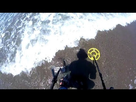 KALI Beach 5 Rings Gold & Silver Metal Detecting ! La Playa 5 Anillos Oro y Plata Deteccion Metalica