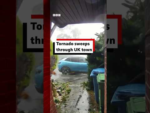 A tornado has swept through a town in the UK. #Tornado #UK #BBCNews