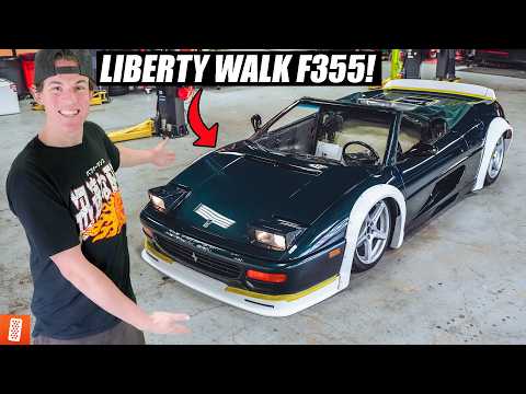 Reviving an Abandoned Ferrari F355: From Neglect to Glory