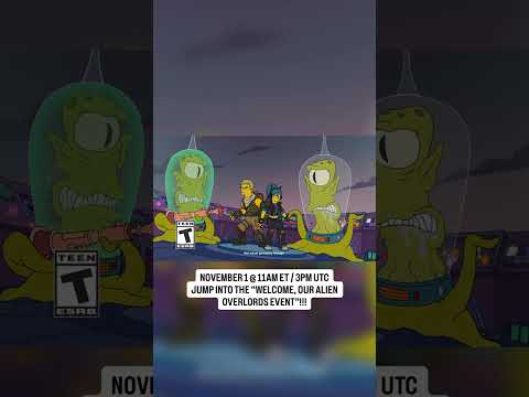 November 1 at 11AM ET / 3PM UTC 📅🛸 Our Alien Overlords speak! Are you ready?!