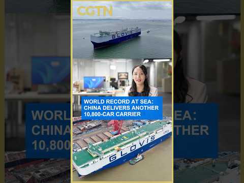 World record at sea: China delivers another 10,800-car carrier