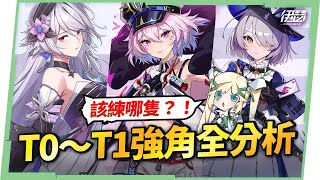 【伊瑟】新手入坑必看，角色強度排行💥 T0～T1全角分析！養成不浪費，開局就能用到後期的神角？ ▹璐洛洛◃