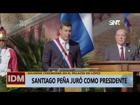 Santiago Peña juró como nuevo presidente de Paraguay
