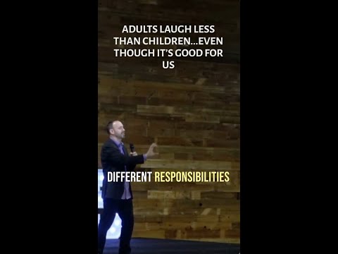Adults Laugh Less