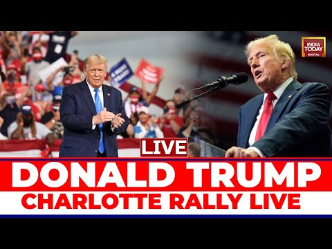 Donald Trump LIVE: Trump Speech Live | Donald Trump Charlotte Rally LIVE | US Presidential Election