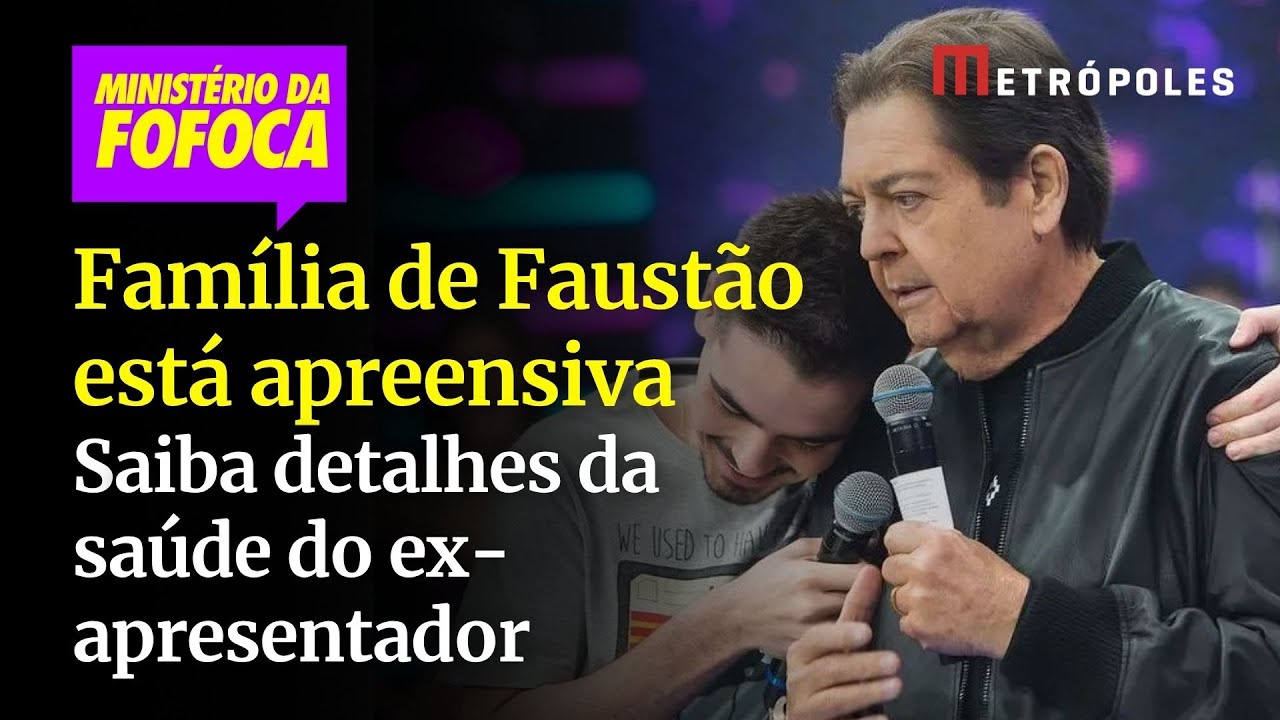 Família de Faustão está apreensiva com internação saiba detalhes da saúde do ex apresentador