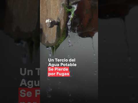 Un tercio del agua potable en el Valle de México se pierde por fugas de agua - N+ #aguapotable #cdmx