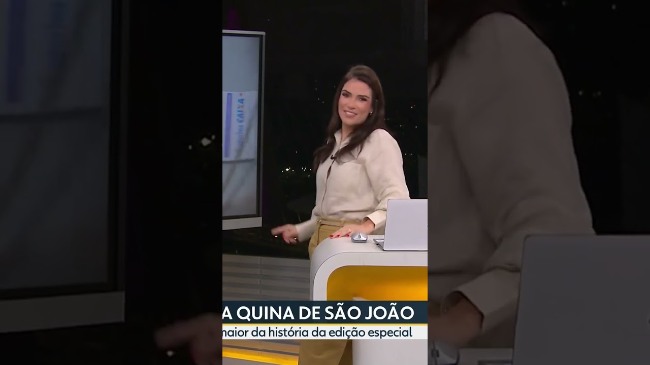 Equipe de BDSP faz jogo ao vivo para bolão da Quina de São João shorts bastidores