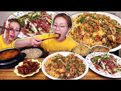 꼬막비빔밥과 닭발, 육회, 오징어순대 등 한식 먹방! 250120/Mukbang, eating show