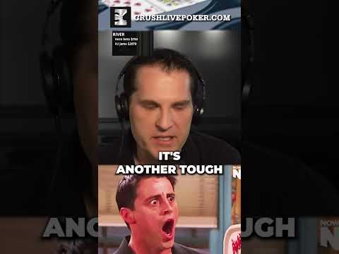 King-High Flush Faces a River Jam 😱