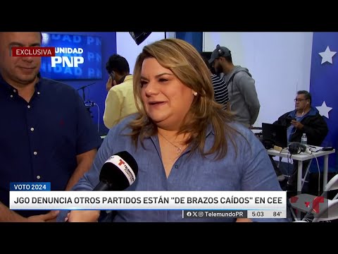 Jenniffer González culpa a la minoría por el atraso en la CEE