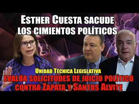 Esther Cuesta : UTL emite informe clave sobre juicio político a exministros Zapata y Santos Alvite