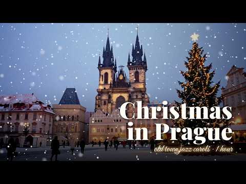 𝑷𝒍𝒂𝒚𝒍𝒊𝒔𝒕 | Snowy Prague Old Town Vintage Christmas Jazz 🕯️ #Christmas #Prague #jazzplaylist #jazz
