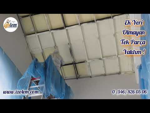 Villa Çatısı Sprey Poliüretan Isı Yalıtımı.0(546) 826 05 06 www.izolem.com