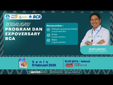 SOSIALISASI PROGRAM DAN EXPOVERSARY BCA