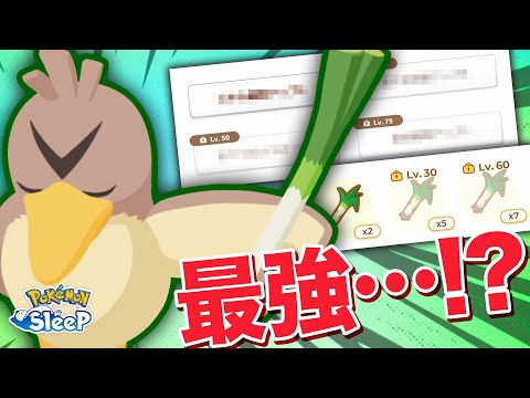 【ポケモンスリープ】奇跡のAAAカモネギがやってきました…