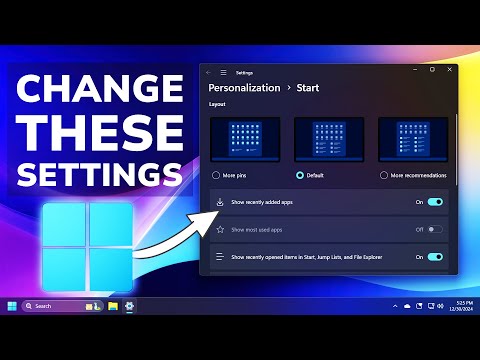 Windows 11 24H2 Settings That You Need to Change in 2025