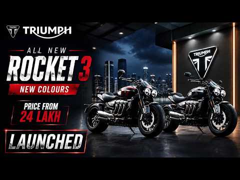 2027 Triumph Rocket 3 Gets New Colours Launched - Explained All Spec, Features And More