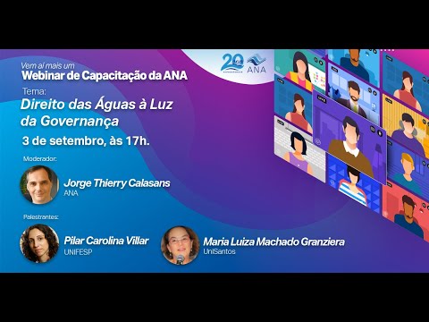 WEBINARS ANA - Direito das Águas à Luz da Governança