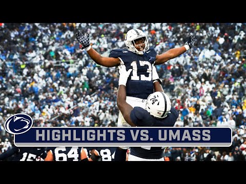 UMass at Penn State | Highlights | Big Ten Football | Oct. 14, 2023 ...