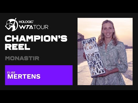 Elise Mertens masters Monastir! 🏆