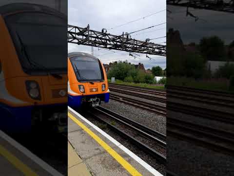 Class 710 376 arriving at South Kenton for London Euston with a two tone, 2C35