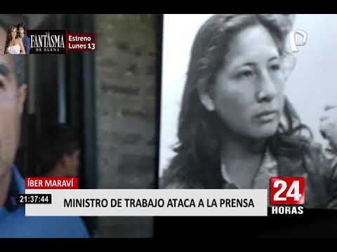 Ministro de Trabajo atacó a la prensa durante su visita a Ayacuho