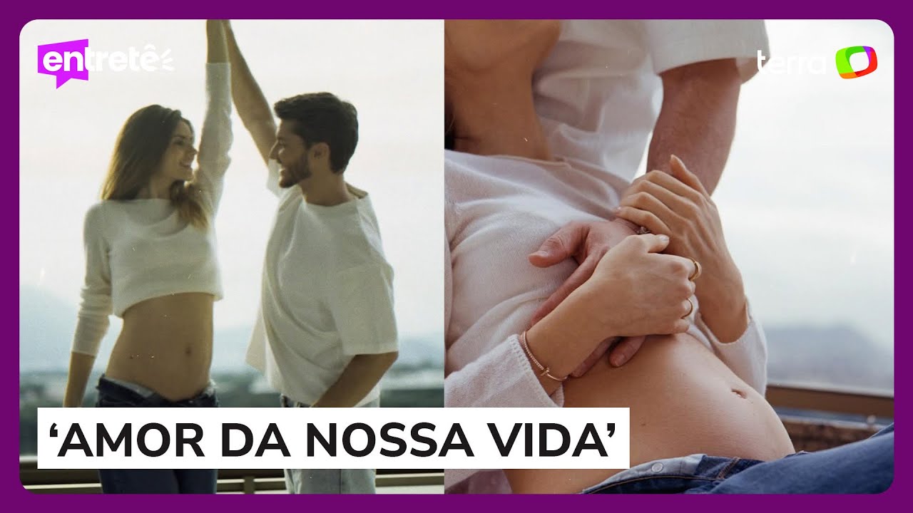 Camila Queiroz e Klebber Toledo anunciam gravidez do primeiro filho Amor da nossa vida