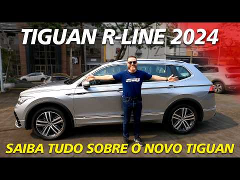 VW TIGUAN R LINE 2024 - Novo Conjunto Mecânico e Mais Assistência a Condução!