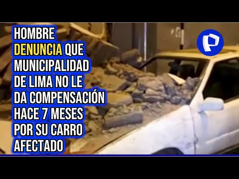 Denuncian a la Municipalidad de Lima por no hacerse cargo del derrumbe de una pared