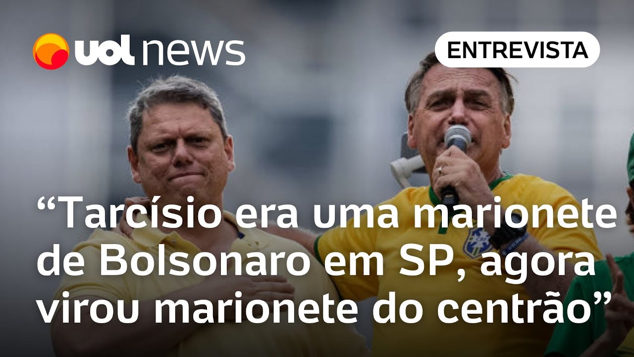 Tarcísio é uma invenção do Bolsonaro, que ele botou como uma marionete dele em SP, diz professor