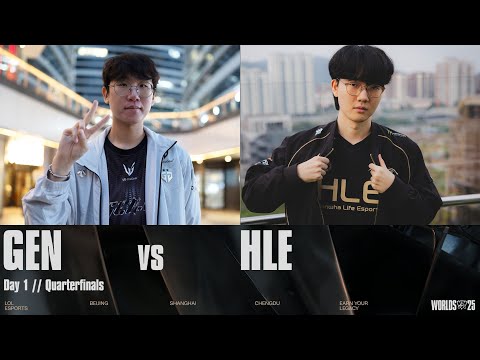 [JP] Worlds 2025 - HLE vs GEN - Knockout Stage - Quarterfinals