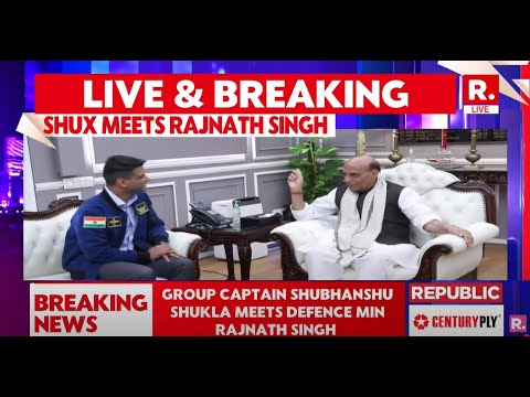 BREAKING LIVE: Shubanshu Shukla Meets Defence Minister Rajnath Singh