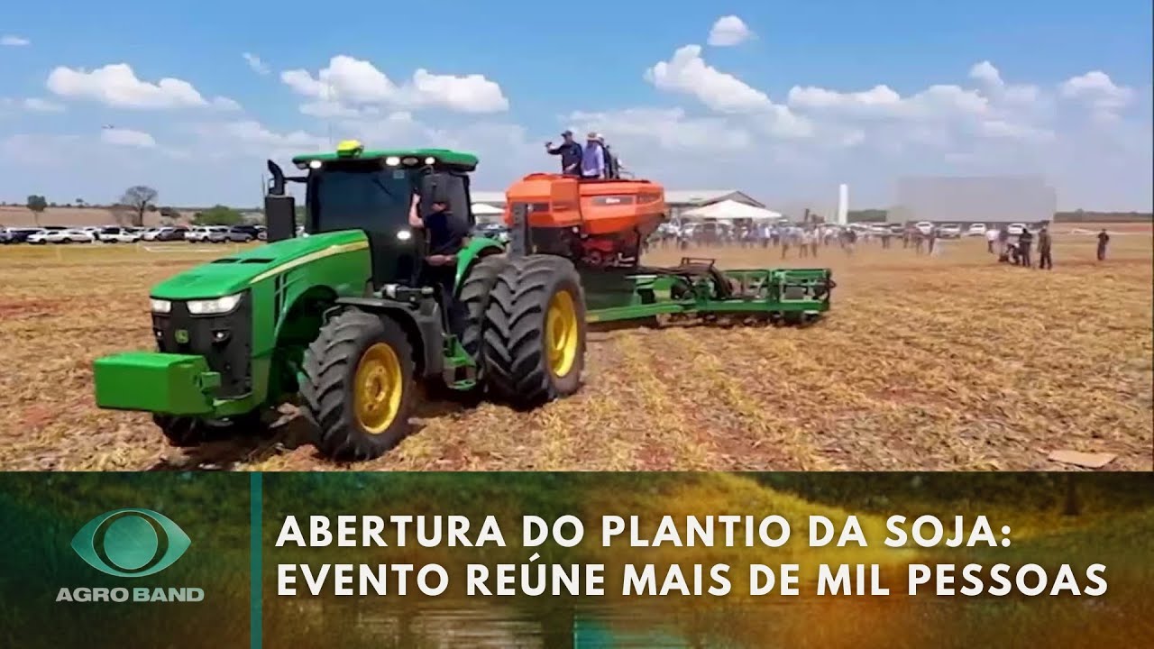 Abertura do plantio da soja: evento reúne mais de mil pessoas