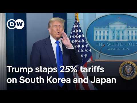 How disruptive would these tariffs be, both for South Korea and Japan and the US? | DW News