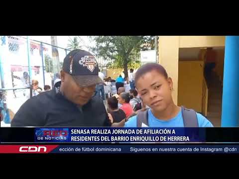 Senasa realiza jornada de afiliación a residentes del barrio Enriquillo de Herrera