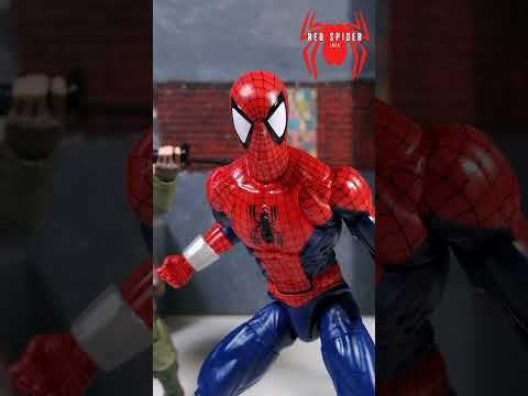 Intento de zoom alejando el fondo, no tan fácil como parecía #redspider1938 #spiderman #stopmotion