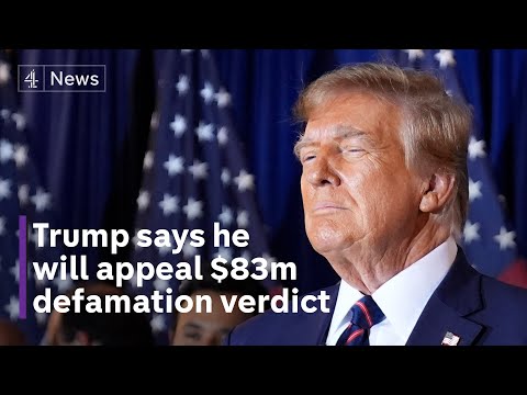 Donald Trump ordered to pay $83m in E. Jean Carroll defamation case