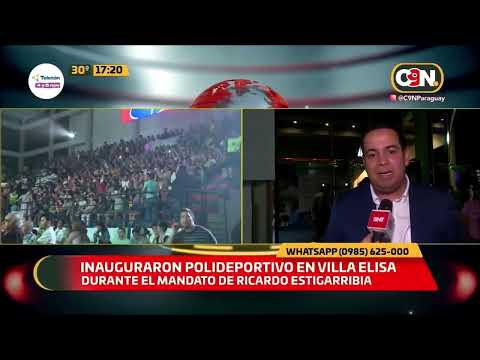 Inauguraron Polideportivo en Villa Elisa