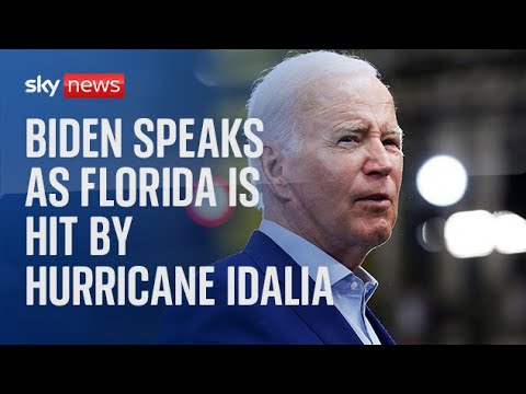 US President Joe Biden responds to Hurricane Idalia