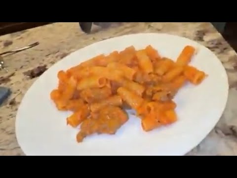 Ziti with sausage in a pink sauce Fred Rubino get the food outta here