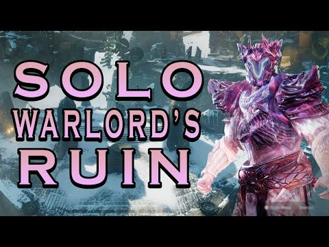 Destiny 2 SOLO Warlord's Ruin - Prismatic Titan - Episode: Echoes Act 2