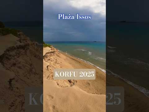 Wydmy na plaży Issos, Wyspa Kerkira, Morze Jońskie, Jezioro Korission #travel #beach #waves #summer